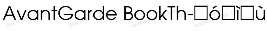 AvantGarde BookTh字体转换 AvantGarde BookTh字体转换